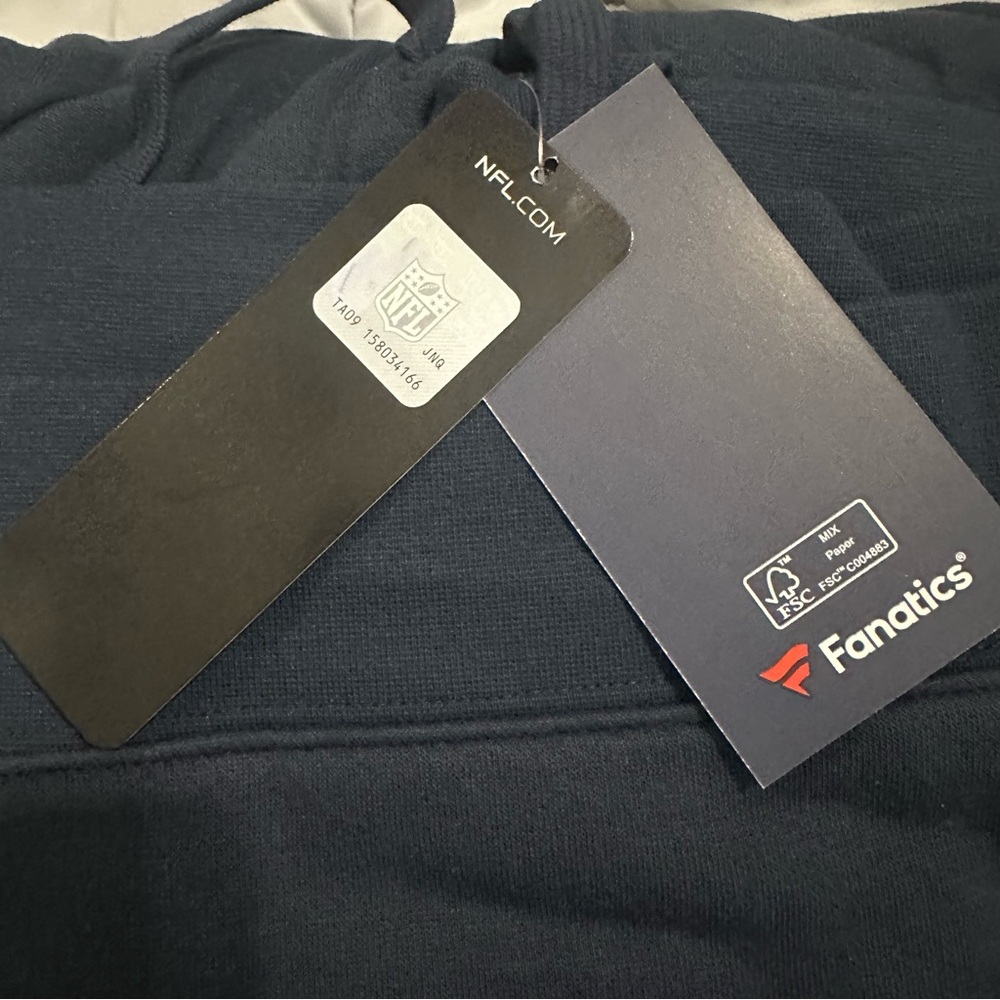 NWT/Fanatics/Houston Texans Hoodie/Navy/Size 3XL - Picture 6 of 6